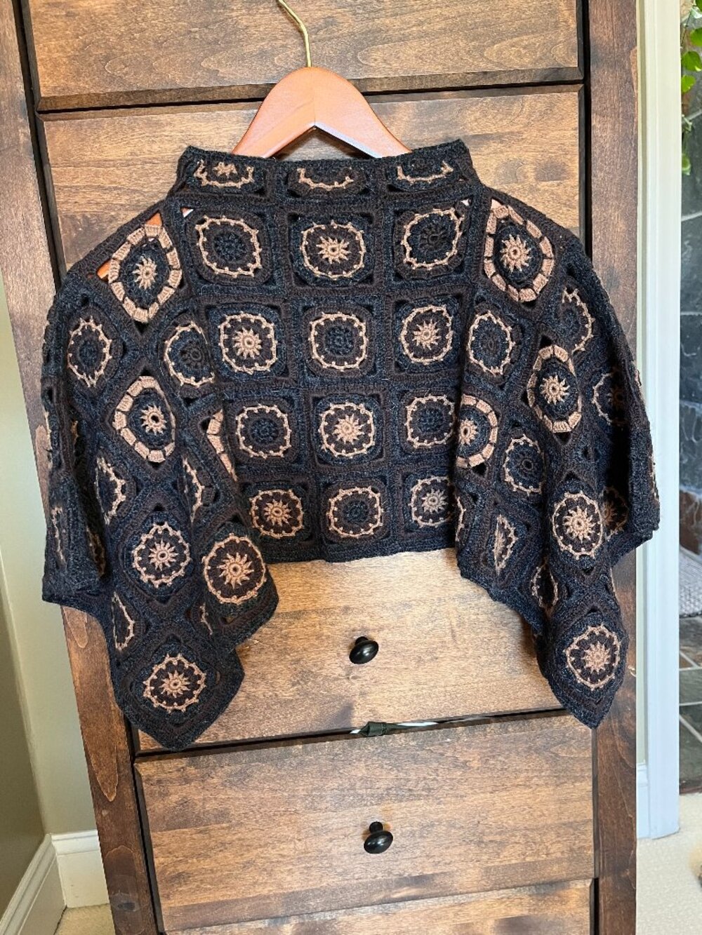 Crocheted Bolero Caplet